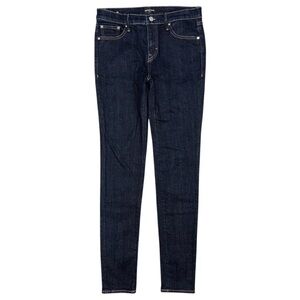 Earnest Sewn Natasha Mid Rise Skinny Jeans Dark Wash Women’s 26 (28x32.5)
